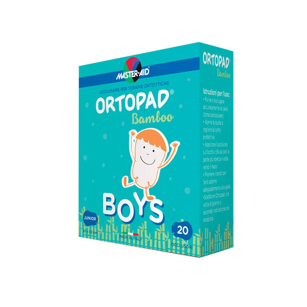 CEROTTO OCULARE PER ORTOTTICA ORTOPAD BOYS 5X6,7 CM 20 PEZZI