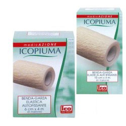 ICOPIUMA BENDA GARZA ELASTICA AUTOFISSANTE CM10X4MT 1 PEZZO