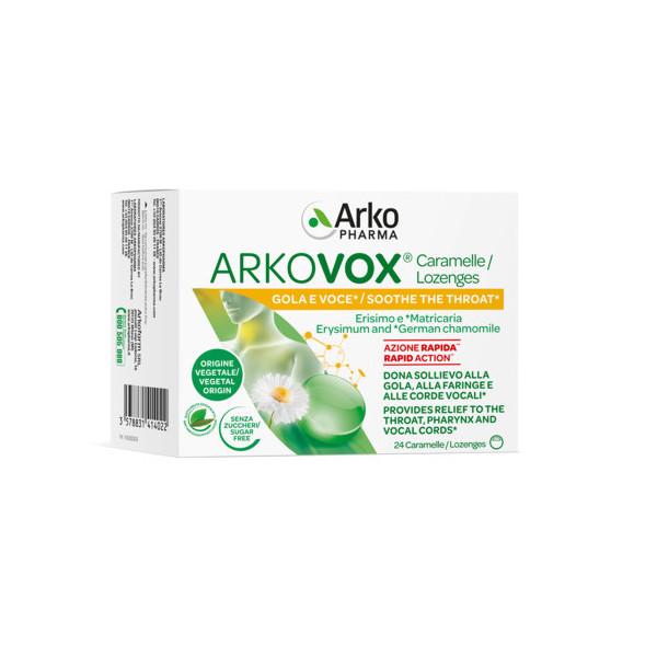 ARKOVOX MENTA/EUCALIPTO 24 CARAMELLE