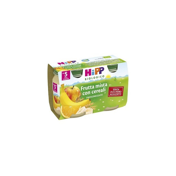 HIPP BIO HIPP BIO OMOGENEIZZATO FRUTTA MISTA CON CEREALI 2X125 G