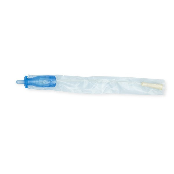CATETERE MONOUSO AUTOLUBRICANTE ADVANCE PUNTA TIEMANN CH14 LUNGHEZZA 40CM 30 PEZZI