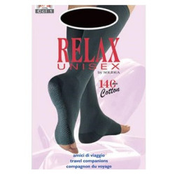 RELAX UNISEX 140 GAMBALETTO COTTON PUNTA APERTA BLU SCURO 4XL
