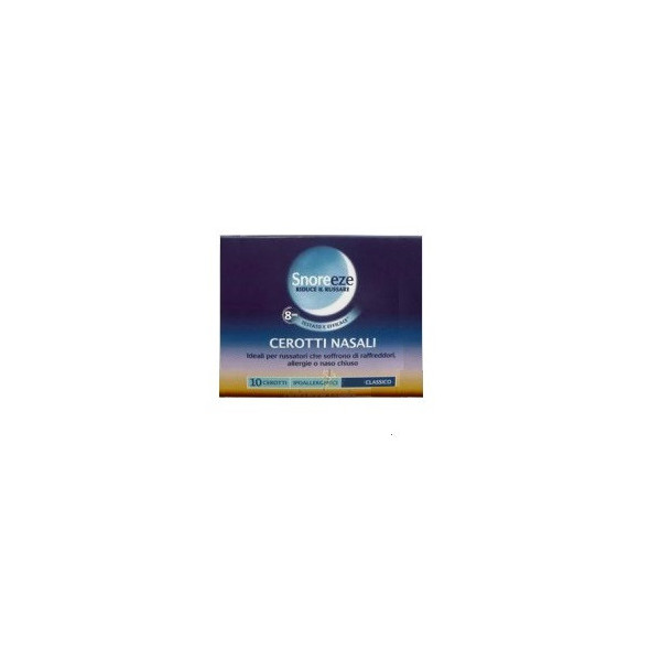 CEROTTO NASALE SNOREEZE GRANDE 10 PEZZI