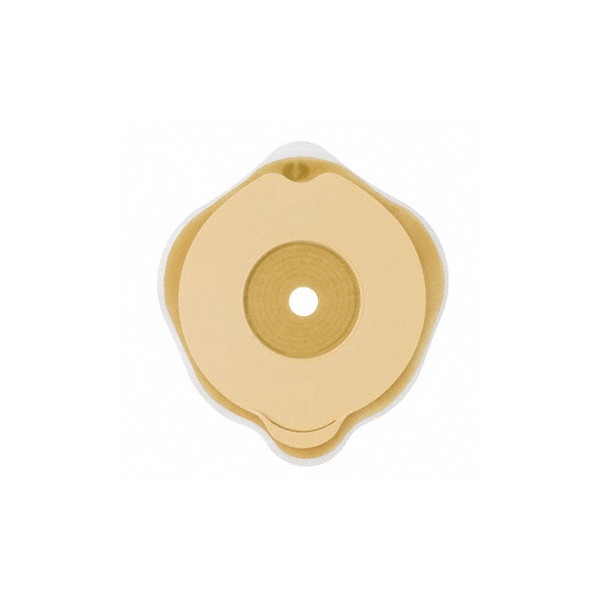 PLACCA PIANA FLEXIMA KEY 50 MM CON PROTETTORE CUTANEO IDROCOLLOIDALE E FLANGIA 5 PEZZI