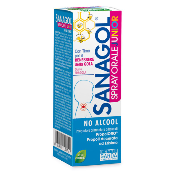SANAGOL SPRAY JUNIOR PROPOLI FRAGOLA 20 ML