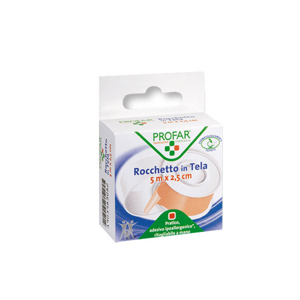 CEROTTO ROCCHETTO IN TELA COMFORT CM 2,5X5 M PROFAR