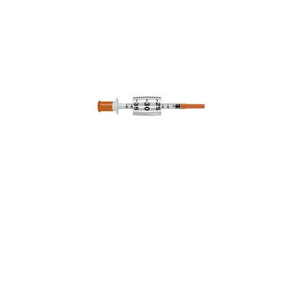 SIRINGA PER INSULINA PIC INSUMED 0,5 ML 100 UI AGO GAUGE 31 LUNGHEZZA 8 MM SENZA SPAZIO MORTO 3 SACCHETTI DA 10 PEZZI