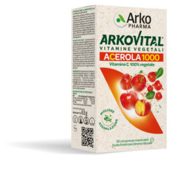 ARKOVITAL ACEROLA 1000 30 COMPRESSE MASTICABILI