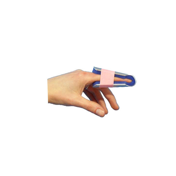 STECCA PER FRATTURA DITA FARMASPLINT A CAMPANA PREFORMATA MEDIA 12 CM