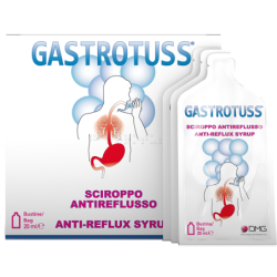 SCIROPPO ANTIREFLUSSO GASTROTUSS 25 BUSTINE MONODOSE 20 ML