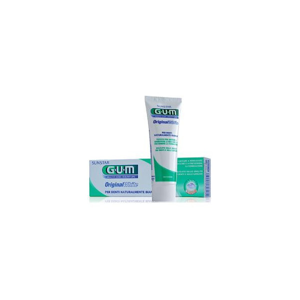 GUM ORIGINAL WHITE DENTIFRICIO 75 ML