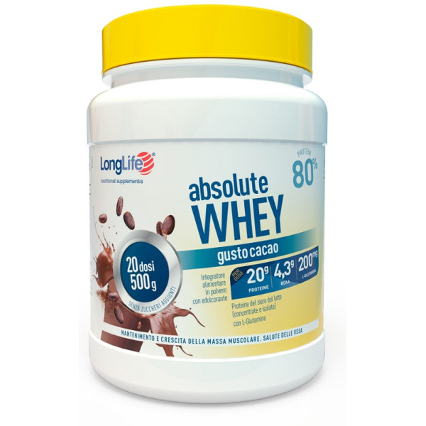 LONGLIFE ABSOLUTE WHEY CACAO 500 G