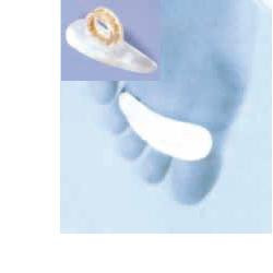 SUPPORTO DITA A MARTELLO OPPO MISURA LARGE. PREVIENE CALLOSITA' E DITA A MARTELLO. SUPPORTO INDICATO PER STIRARE LE DITA DEL PIE