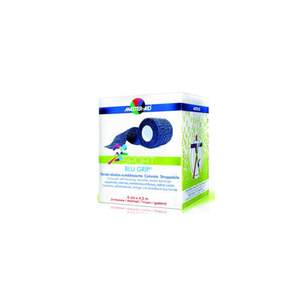 BENDA ELASTICA AUTOBLOCCANTE MASTER-AID SPORT BLUGRIP 4X4,5