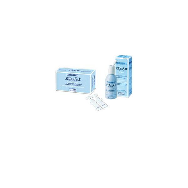 ACQUASAL SOLUZIONE ISOTONICA IRRIGAZIONE NASALE ACQUA TERMALE 20 FLACONCINI MONODOSE 5 ML