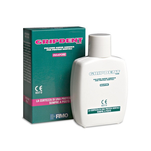 GRIPDENT PLUS POLVERE SUPER ADESIVA PER PROTESI DENTALI 40 G
