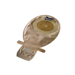 SACCA PER ILEOSTOMIA CON HIDE/AWAY APERTA RICOPERTA IN TESSUTO NON TESSUTO RITAGLIABILE CON VELCRO 10/76MM MISURA MAXI 650ML 30 