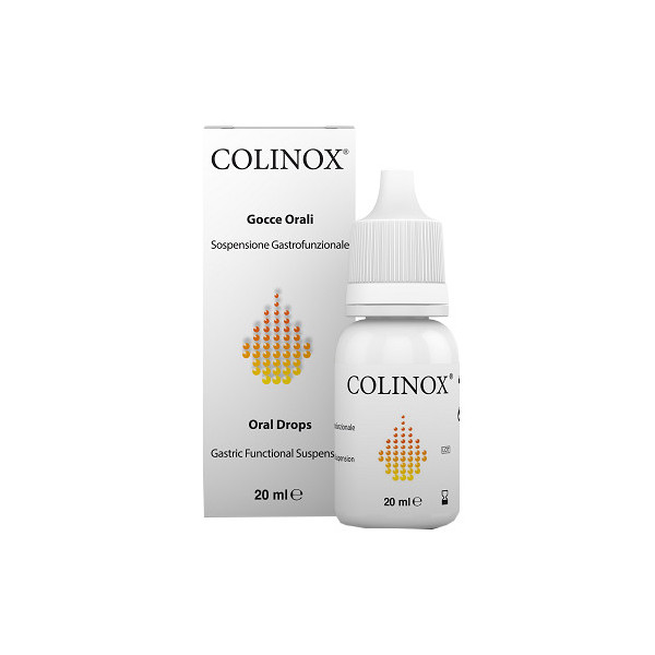 COLINOX SOSPENSIONE GASTROFUNZIONALE GOCCE OROSOLUBILI TRATTAMENTO METEORISMO AEROFAGIA COLICHE GASSOSE 20 ML