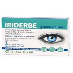 IRIDERBE GOCCE OCULARI MONODOSI 10 FLACONCINI DA 0,5ML