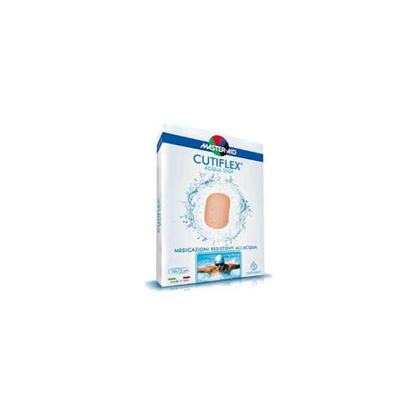 MEDICAZIONE ADESIVA IMPERMEABILE TRASPARENTE MASTER-AID CUTIFLEXMED 12,5X12,5 CM 5 PEZZI