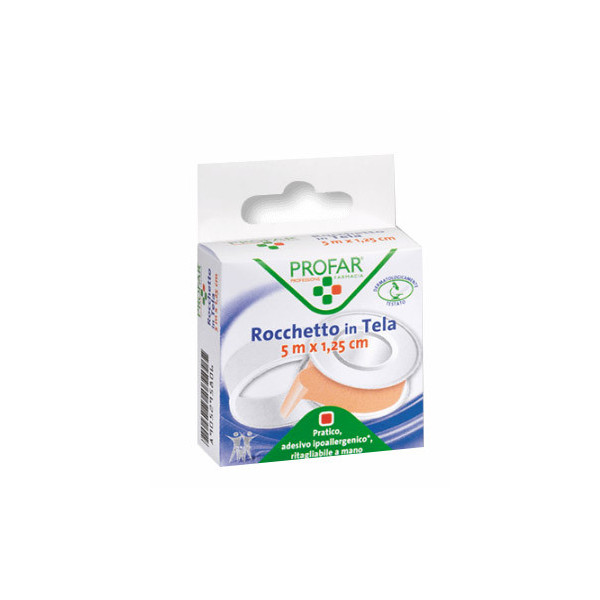 CEROTTO ROCCHETTO IN TELA COMFORT CM 1,25X5 M PROFAR