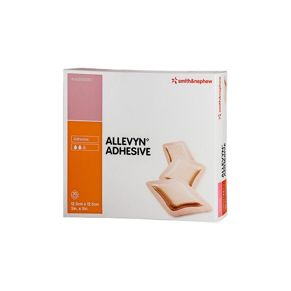 MEDICAZIONE IDROCELLULARE STERILE ALTAMENTE ASSORBENTE ADESIVA IN SCHIUMA DI POLIURETANO 12,5X12,5CM 10 PEZZI