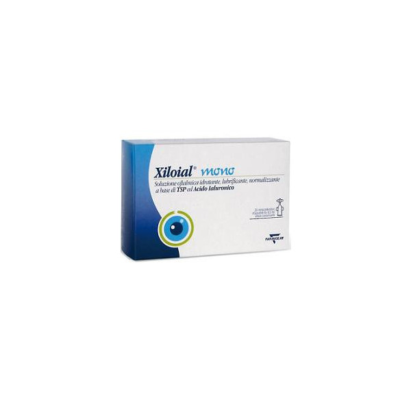SOLUZIONE OFTALMICA IDRATANTE LUBRIFICANTE XILOIAL 20 MONODOSE DA 0,5ML