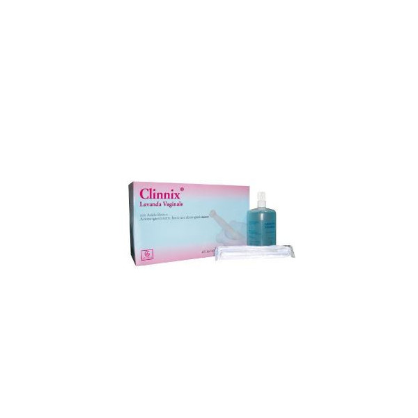 CLINNIX LAVANDA VAGINALE 4 FLACONI 140 ML + 4 CANNULE VAGINALI MONOUSO IN BLISTER