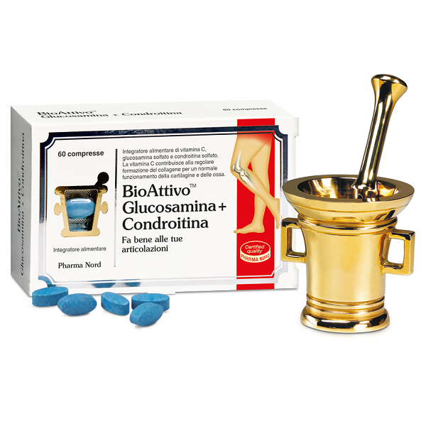 BIOATTIVO GLUCOSAMINA + CONDROITINA 60 COMPRESSE