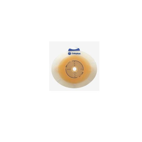 PLACCA PER ILEOSTOMIA E COLOSTOMIA SISTEMA A 2 PEZZI SENSURA CLICK FORO 10-55MM FLANGIA 60MM 5 PEZZI