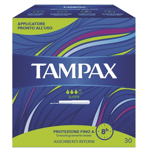 TAMPAX BLUE BOX SUPER 30 PEZZI