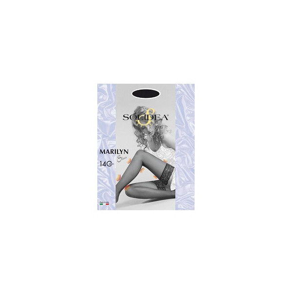MARILYN 140 SHEER CALZA AUTOREGGENTE SABBIA 2
