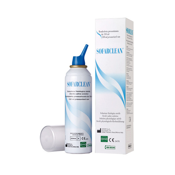 SOLUZIONE FISIOLOGICA SOFARCLEAN 150ML IN BOMBOLETTA PRESSURIZZATA