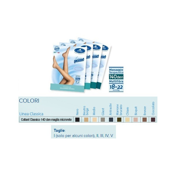 SAUBER COLLANT 140 DENARI MAGLIA MICRORETE BISQUIT 4 LINEA CLASSICA