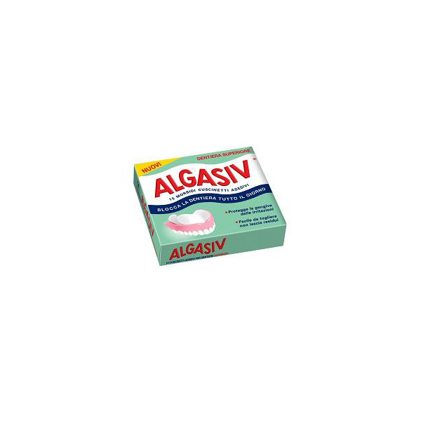 ALGASIV ADESIVO PER PROTESI DENTARIA SUPERIORE 15 PEZZI