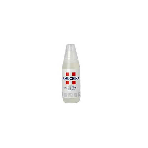 AMUCHINA LIQUIDA 100% DISINFETTANTE IGIENIZZANTE A BASE DI IPOCLORITO DI SODIO ANTIMICROBICO AD AMPIO SPETTRO D'AZIONE 500 ML