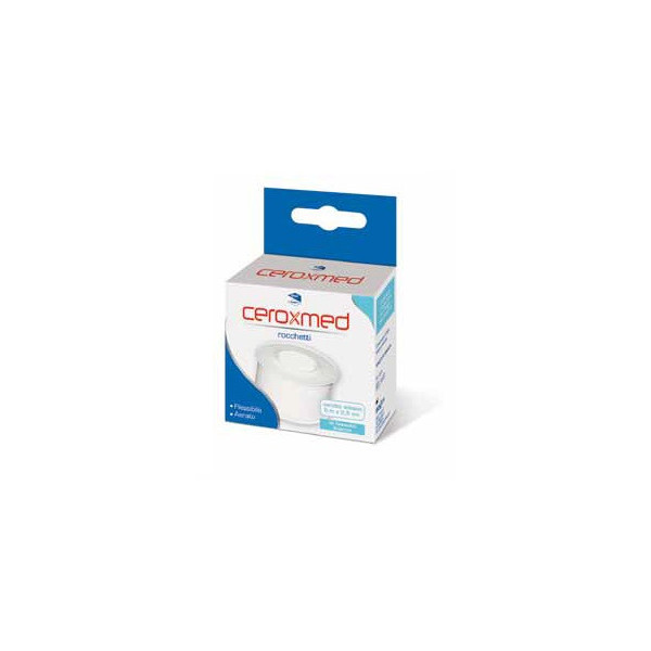 CEROTTO IN ROCCHETTO CEROXMED AERATO IN TESSUTO BIANCO 500X2,50 CM 1 PEZZO