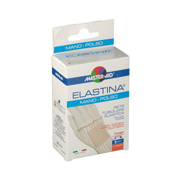 RETE TUBOLARE ELASTICA IPOALLERGENICA MASTER-AID ELASTINA MANO/POLSO 3 MT IN TENSIONE CALIBRO 3 CM