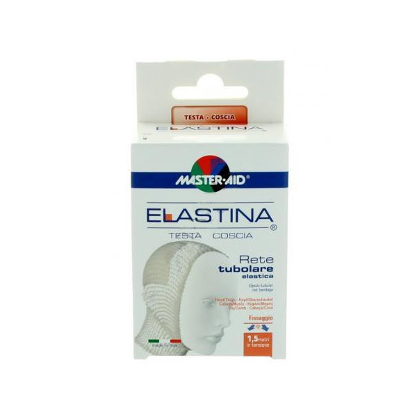 RETE TUBOLARE ELASTICA IPOALLERGENICA MASTER-AID ELASTINA TESTA/COSCIA 1,5 MT IN TENSIONE CALIBRO 6 CM