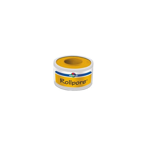 CEROTTO IN ROCCHETTO MASTER-AID ROLLPORE TESSUTO NON TESSUTO 5X2,5