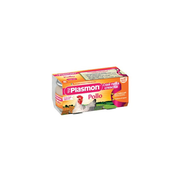 PLASMON OMOGENEIZZATO POLLO 80 G X 2 PEZZI