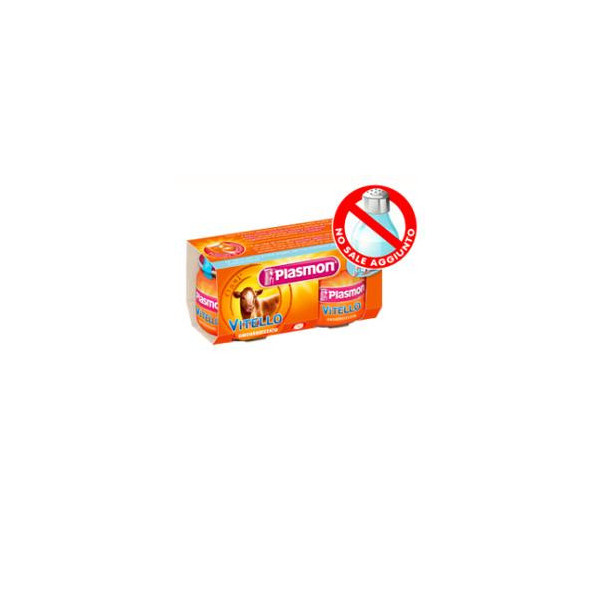 PLASMON OMOGENEIZZATO VITELLO 120 G X 2 PEZZI