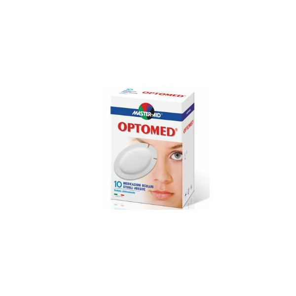 GARZA OCULARE MEDICATA MASTER-AID OPTOMED SUPER 10 PEZZI