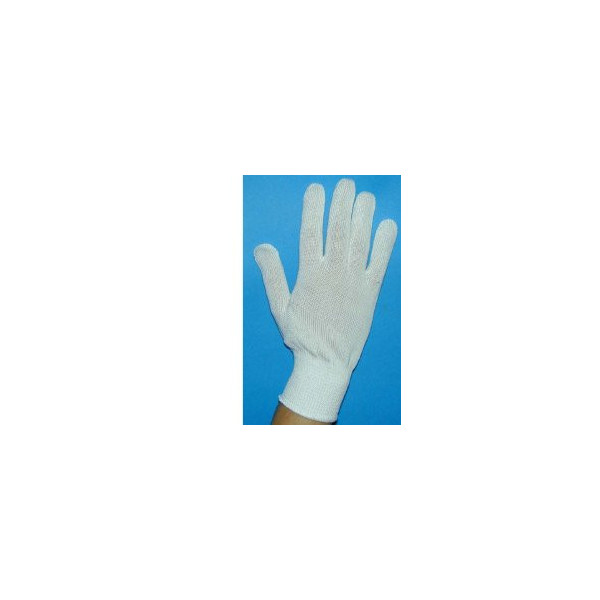 GUANTO IN COTONE BIANCO 7,5