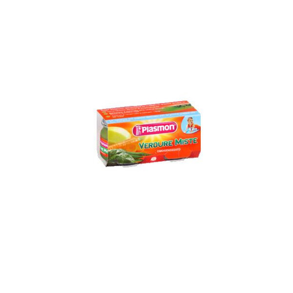PLASMON OMOGENEIZZATO VERDURE MISTE 80 G X 2 PEZZI