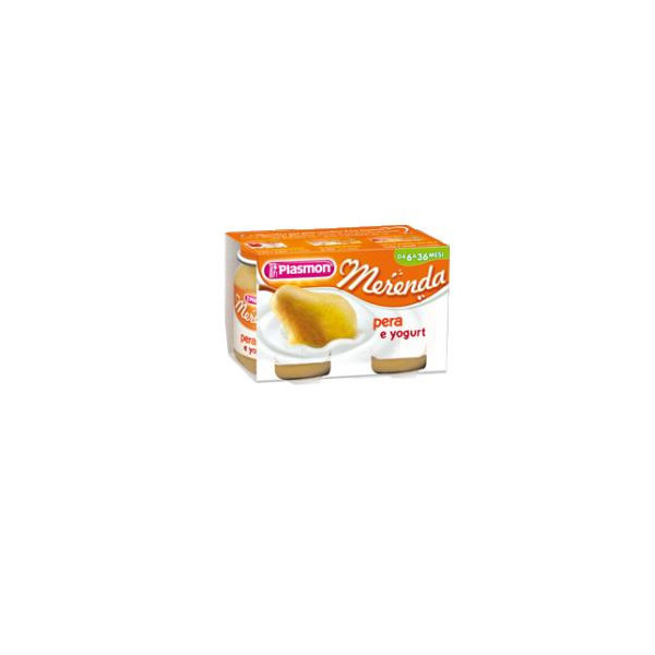 PLASMON OMOGENEIZZATO YOGURT PERA 120 G X 2 PEZZI