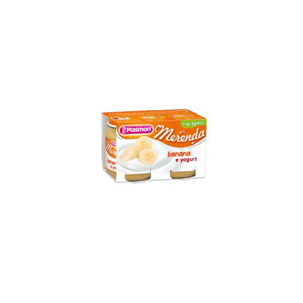 PLASMON OMOGENEIZZATO YOGURT BANANA 120 G X 2 PEZZI