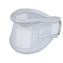 GORGERA CON APPOGGIO AL MENTO REGOLABILE IN ALTEZZA 10,5-13CM PER ARTROSI E COLPO DI FRUSTA.IMBOTTITURA SUPERIORE ESTESA A TUTTA