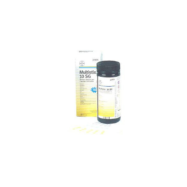 STRISCIA REATTIVA MULTITEST MULTISTIX 10SG 25 PEZZI