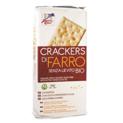 FSC CRACKERS DI FARRO SENZA LIEVITO CON OLIO EXTRAVERGINE DI OLIVA BIO 280 G